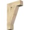 Ekena Millwork Traditional Block Rough Sawn Bracket, Douglas Fir, 6"W x 22"D x 34"H BKT06X22X34TRA05RDF - alternate 1
